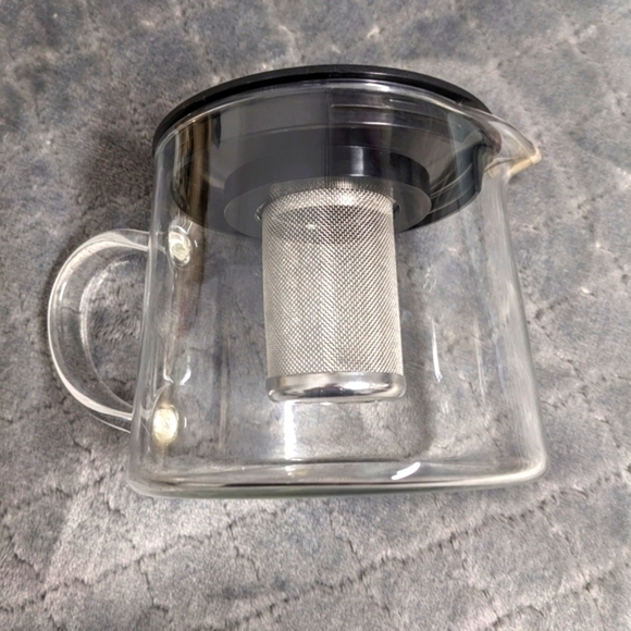 NWOB - Riklig Glass Tea Pot with Tea Infuser/ Strainer - 16oz - Picture 8 of 12